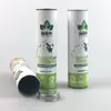 Latas cilíndricas de papel personalizadas, tubos para pôsteres, tubos de embalagem redondos de papel kraft, baldes de abraço feitos sob medida, latas de papel para alimentos e chá