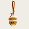 Colgante de Croissant de Dibujos Animados Lindo Creativo Muñeco de Peluche Colgante para Bolso Colgante para Mochila Llavero Regalo de Cumpleaños