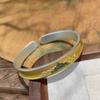 Prata de pé de Fu 999.9 alta qualidade dourado elétrico face antiga método antigo mil milhas aberto pulseira de prata esterlina presente atacado