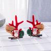 Horquilla de astas navideñas, accesorios navideños para el cabello, lindo clip para niños, horquilla de alce de dibujos animados de celebridades de Internet, accesorios para el cabello al por mayor