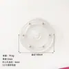 Plataforma Giratoria Transparente Acrílica Base Giratoria de 360 Grados Soporte de Exhibición para Joyería, Pasteles, Tocadiscos Pequeño Modificación de Caja de Galletas