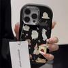 Dibujo Animado Juguetón Cachorro Nuevo Adecuado para iphone16promax Apple Funda Protectora 15 Lindo 14 Niña Gordita