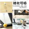 Juguete para gatos con ventosa, palo para gatos con resorte, ratón, vaso, juguete para gatos, rechinar los dientes, resistente a las mordeduras, suministros para gatos