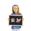 8/juego de lindas pegatinas originales de cara de gato de dibujos animados Haz una cara pegatinas educativas de educación temprana para niños diy