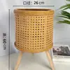 Soporte de Flores al por Mayor Soporte para Macetas de Pie 2024 Nuevo Creativo Rattan Estante de Exhibición de Plantas Balcón Hecho a Mano