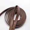 Cordón de Cuero Engrosado de 2 mm Collar de Cuero PU Ropa para Muñecas Tira de Cuero Adorno Decorativo Accesorios para Manualidades