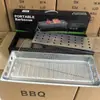 Parrilla BBQ Grande Plegable Portátil para Exterior Parrilla para Barbacoa Multifunción Barbacoa Kebab Barbacoa de Carbón para Exterior