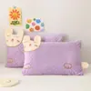 Venta Relámpago Meituan Almohada de Terciopelo Doudou Almohada de Dibujos Animados para Bebé Funda de Almohada Guardería Siesta Almohada Infantil Almacén Relámpago