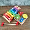 Brinquedos Infantis Yizhi para Bebês de 1-2-3 Anos Meninos e Meninas Bebê de Um Ano Oito Tons Percussão Musical Iluminação Educação Infantil