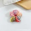 Acessórios de flor de lã de cinco pétalas feitos à mão para roupas, acessórios de cabelo, sapatos, chapéus, flores decorativas, acessórios DIY e materiais para atacado