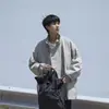 Nova Jaqueta de Outono Moda Masculina Versátil Conjunto de Baseball Hip-hop Jaqueta Solta Explosão Grande Jaqueta de Gola Redonda