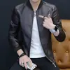 Oferta especial - primavera, outono e inverno novo casaco jaqueta de couro masculino textura macia moda casaco de couro masculino