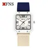 Reloj Oufani Impermeable con Números Romanos, Correa Simple de Nailon, Reloj de Cuarzo, Silencioso, Ligero, Reloj Unisex para Escuela Secundaria y Exámenes de Admisión a la Universidad