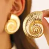 Brincos de Estrela Personalizados Estilo Férias Oceânicas Transfronteiriços Europeus e Americanos Brincos de Estrela Exagerados Simples para Mulheres Moda de Nicho Joias