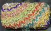 Bolso de Noche Metálico Hueco Transfronterizo Incrustado de Diamantes, Bolso de Mano de Fiesta de Comercio Exterior Totalmente de Diamantes, Bolso de Mano con Piedras para Mujer
