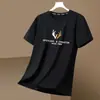 Fabricante Original Verão Estiloso Novo Alta Qualidade Tamanho Grande Manga Curta Jovem Tendência Versátil Masculina Casual Camiseta