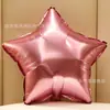 Globo de aluminio en forma de corazón de estrella de cinco puntas decoración de habitación de boda cumpleaños