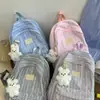Mochila transfronteiriça estilo japonês, nova mochila de compras de verão da moda com uma vibe doce para estudantes e uso no campus