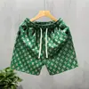 Shorts de pata de gallo para hombre de marca casual de lujo, nuevo estilo verano 2025, shorts de playa rectos holgados de cuatro puntos, pantalones casuales retro