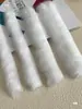 Tiras de pelo de conejo real accesorios zapatos cabeza de tigre borde de pelo blanco ropa encaje de pelo materiales de decoración hechos a mano tiras de ribete de pelo de conejo