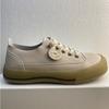 Retro Primera Capa Piel Vacuna Zapatos Blancos para Mujer 2025 Primavera y Otoño Nuevos Tendón de Res Suela Suave Zapatos Casuales Zapatos Slip-on para Mamá Embarazada