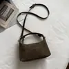 Bolso de Suede Retro Tipo Dumpling Transfronterizo para Mujer Otoño/Invierno 2026 Nuevo Versátil Gran Capacidad para Viajes Diarios Bolso de Hombro Único Cruzado