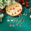 Joias Populares Transfronteiriças Europeias e Americanas Populares Brincos de Sino de Natal Design de Nicho Árvore de Natal Brincos de Cereja