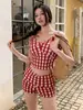 Nuevo traje de baño para mujer 2026, dos piezas conservador, lindo, adelgazante, de alta gama, estilo puro y deseable, traje de baño dulce para aguas termales