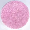Fabricante original suministra grava de cristal rosa teñido, bonsáis de cristal, fragmentos de cristal rosa de colores y arena al por mayor para decoración de paredes.