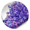 Cuentas de Cristal Transparente Degradado de Dos Colores Forma de Gota de Agua y Cuentas de Arroz de 4 mm Hechas a Mano Materiales para Bisutería Pulsera Collar Accesorios de Joyería