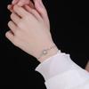Productos genuinos Pulsera de Diamantes de Plutón Nueva para Mujer Elegante Sentido de la Moda Nicho Pulsera de Alto Sentido para Novia Joyería para Mano
