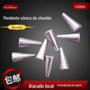 Acessórios para equipamentos de pesca atacadistas Pingente de chumbo Zhongtong Pingente de chumbo Tongxin gota d'água Pingente de chumbo cônico Pingente de chumbo para pesca em mar