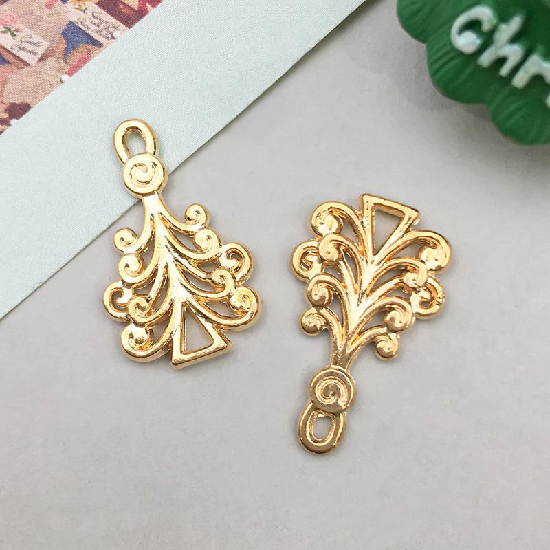 18291-kc金合金（圣诞节圣诞树）14x23-1.3g-