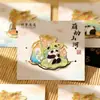Marcadores de Metal Culturales y Creativos de Panda Regalos de Cumpleaños de Alta Gama para Niñas, Estudiantes de Primaria y Secundaria, Souvenirs de Papelería para Recompensar Niños