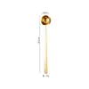 Cuchara Medidora de Acero Inoxidable 304 con Mango Largo Cuchara de Capacidad Extendida para Granos de Café Múltiples Especificaciones Cuchara Cuantitativa para Leche en Polvo Cuchara de Báscula para Hornear