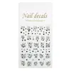 Pegatinas para Uñas Cielo Estrellado Estilo Francés, Líneas Planas Versátiles, Corazones, Estrellas, Pegatinas para Uñas DIY, Accesorios, Estilo Dh