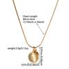 Collar de Acero de Titanio de Moda Versátil que No se Desvanece para Mujeres, Colgante de Estilo Sencillo de Lujo Ligero de Nicho, Cadena de Collar de Acero de Titanio para Mujeres