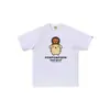 Camiseta de manga corta Bape estilo coreano transfronteriza, nueva co-marca Sanrio, caricatura linda, corte holgado, al por mayor