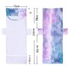 Capa para cadeira de praia de microfibra, toalha reclinável, bolsa para toalha de praia, impressão digital 3D, capa para cadeira de praia com tie-dye colorido