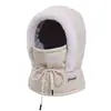 Gorro de Invierno Noreste Estilo Lei Feng con Máscara Integrada a Prueba de Viento y Frío, Engrosado para Montar Bicicletas Eléctricas, Gorro a Prueba de Viento para Hombres y Mujeres