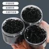 Elásticos Pretos Pequenos para Cabelo, Estilo Japonês, Alta Elasticidade, Elásticos Espessos para Cabelo, Elásticos Finos e Pequenos Descartáveis, Elásticos de Alta Elasticidade