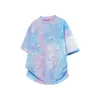 2026 Nueva Camiseta Casual de Manga Corta Tie-Dye Dopamina para Hombre, Moda Trendy Holgada Talla Extra Cuello Redondo para Hombre