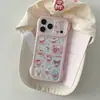 Laço Vermelho Kuromi Adequado para Iphone17Promax Desenho Animado 16/15Pro Apple 15 Capa de Celular 17