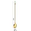 Cuchara de acero inoxidable, cuchara de café de diamante de cristal, cuchara para mezclar de mango largo, tenedor para fruta, cuchara de postre, tenedor para cóctel, cuchara para hielo
