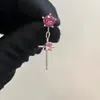 Nuevos Pendientes de Aro Huazi Originales Pequeños Multicolores para Mujer