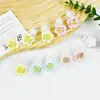 Pinzas de Empuje y Tirón con Forma de Flor, Pinzas Pequeñas Lindas para el Cabello para Niñas, Pinzas para Flequillo, Pinzas de Empuje y Tirón