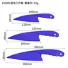 Cuchillo de Fruta de Plástico para Niños, Cuchillo para Pan Tostado, Cuchillo para Pasteles, Cuchillo Pelador de Verduras, Cuchillo para Suplementos Alimenticios de Bebé, Cuchillo para Cortar Verduras