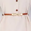 Vestido Cinturón Accesorios Cinturón Mujer Nuevo Hebilla de Bloqueo Desmontable Decorativo Falda Traje Abrigo Ceñido Sin Perforación