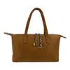 Bolso de Mano de Cuero Retro de Alta Gama 2026 Nuevo Bolso de Hombro Simple de Gran Capacidad Bolso Versátil para el Trabajo Bolso de Mujer