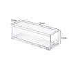 Caja de Almacenamiento Transparente para Verduras en Refrigerador, Caja de Almacenamiento y Conservación de Cocina Tipo Cajón, Caja de Almacenamiento de Plástico para Frutas de Escritorio
